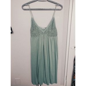 Mint green dress
